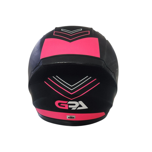Casco de moto Rosado GPA