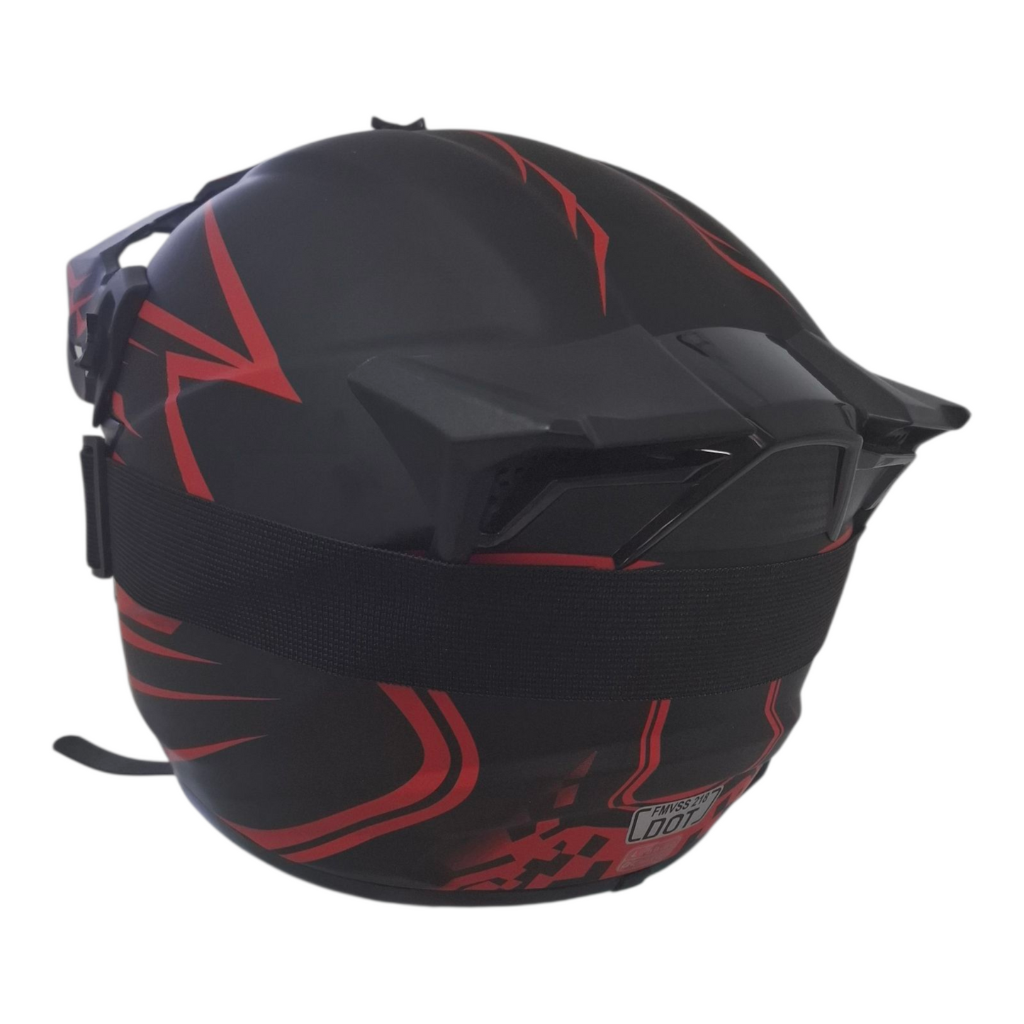 Moto tipo Cross casco