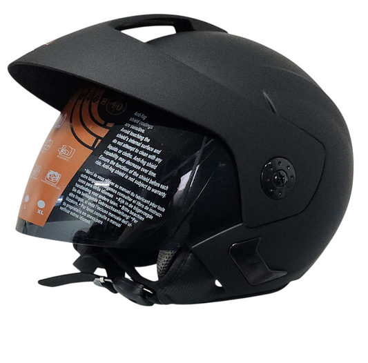 Casco de moto sport negro